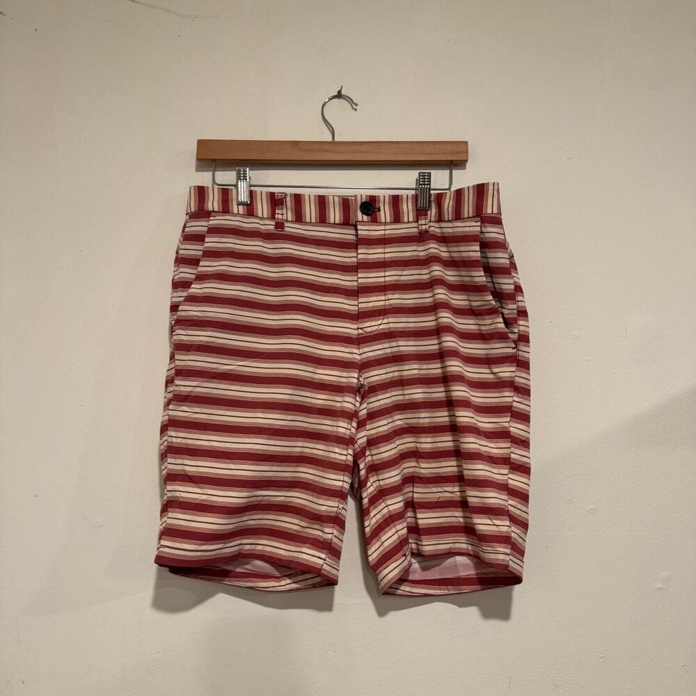 Bonobos Striped Chino/Golf Shorts 9 inch Size 32